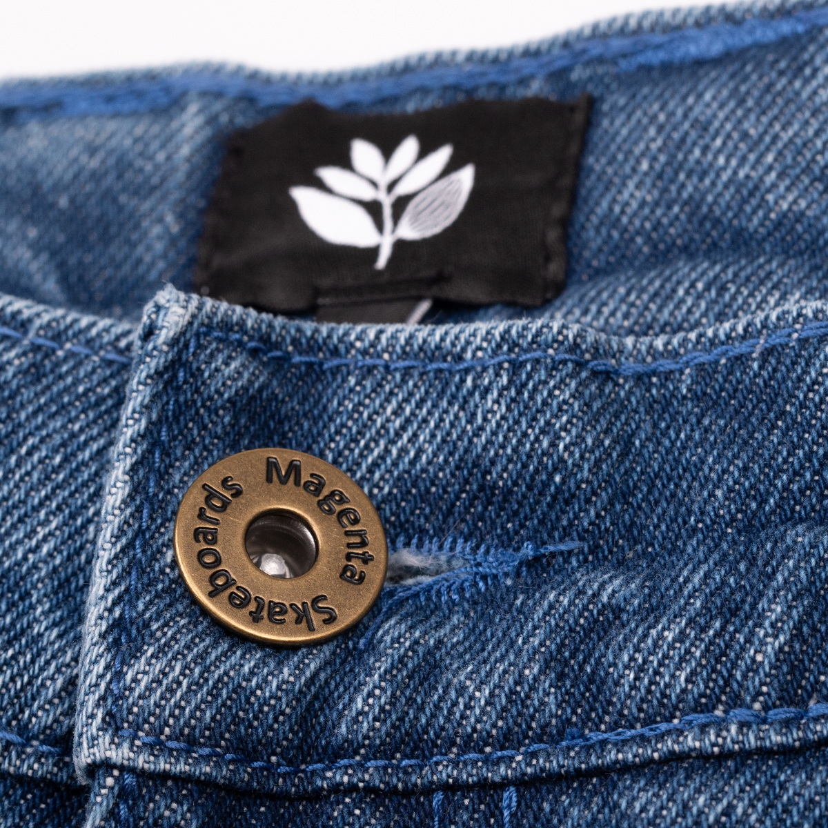 MAGENTA LEDGE DENIM PANTS  - Tôpette Skateboards & Lifestyle